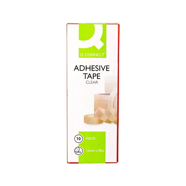 CINTA ADHESIVA Q-CONNECT TRANSPARENTE 33 MT X 15 MM KF01787 31738 CINTA ADHESIVA Q-CONNECT TRANSPARENTE 33 MT X 15 MM KF01787 31738