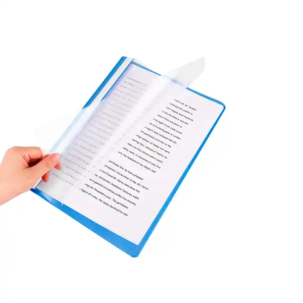 CARPETA DOSSIER FASTENER PLASTICO Q-CONNECT A4 AZUL KF01454 32702