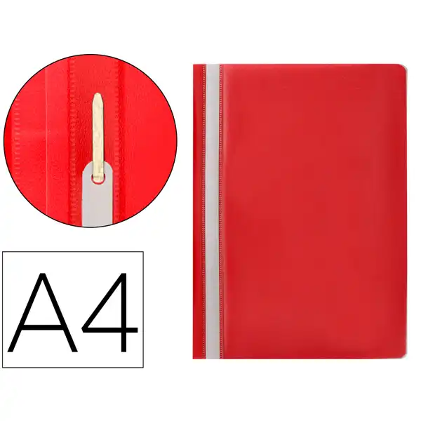 CARPETA DOSSIER FASTENER PLASTICO Q-CONNECT A4 ROJA KF01455 32703 CARPETA DOSSIER FASTENER PLASTICO Q-CONNECT A4 ROJA KF01455 32703