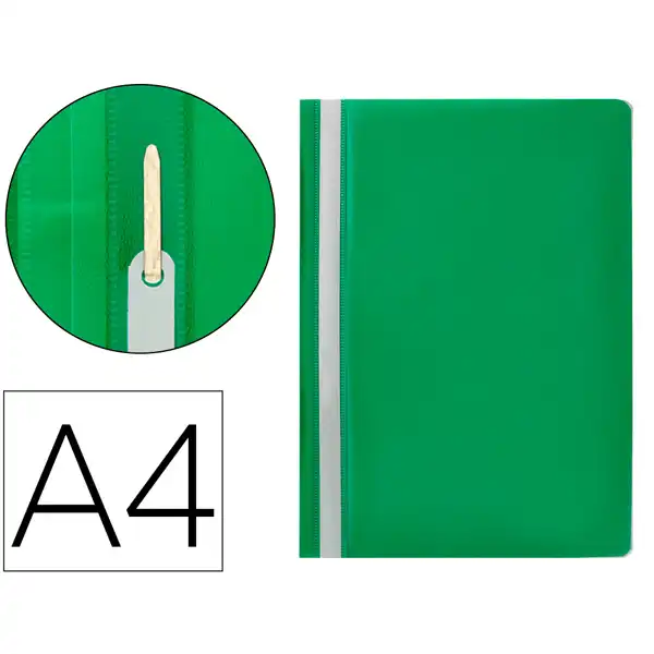 CARPETA DOSSIER FASTENER PLASTICO Q-CONNECT A4 VERDE KF01456 32704 CARPETA DOSSIER FASTENER PLASTICO Q-CONNECT A4 VERDE KF01456 32704