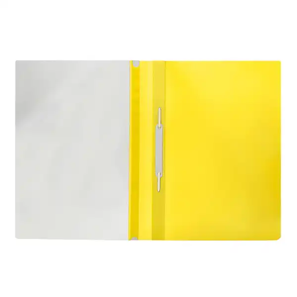 CARPETA DOSSIER FASTENER PLASTICO Q-CONNECT A4 AMARILLA KF01457 32705