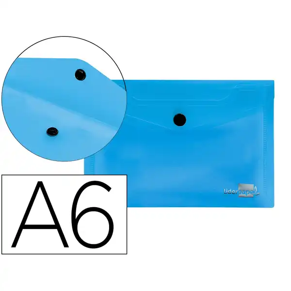 CARPETA LIDERPAPEL DOSSIER BROCHE 44232 PP DIN A6 AZUL TRANSLUCIDO DS35 32842 CARPETA LIDERPAPEL DOSSIER BROCHE 44232 PP DIN A6 AZUL TRANSLUCIDO DS35 32842