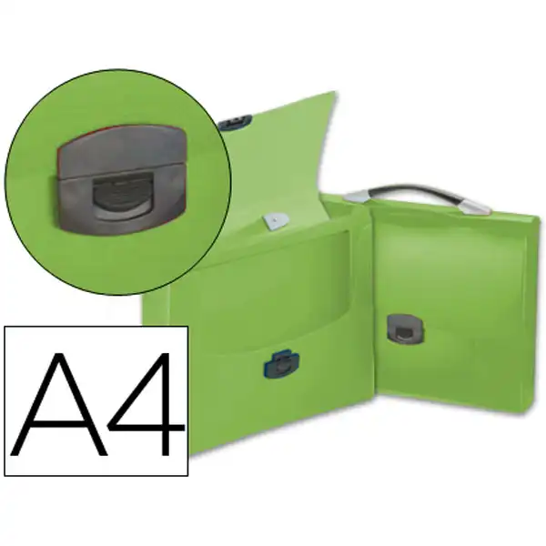 CARPETA LIDERPAPEL PORTADOCUMENTOS BROCHE PP DIN A4 VERDE TRANSPARENTE CON ASA SS36 32862 CARPETA LIDERPAPEL PORTADOCUMENTOS BROCHE PP DIN A4 VERDE TRANSPARENTE CON ASA SS36 32862