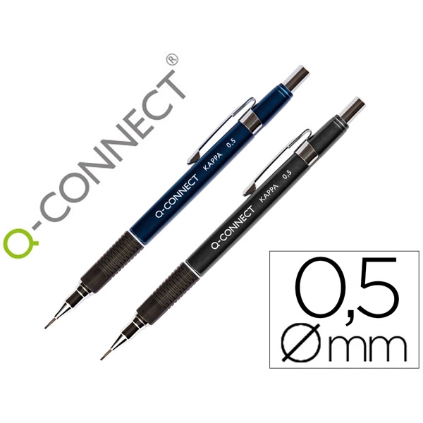 PORTAMINAS Q-CONNECT KAPPA -SUJECION DE CAUCHO 0.5 MM 34224 PORTAMINAS Q-CONNECT KAPPA -SUJECION DE CAUCHO 0.5 MM 34224
