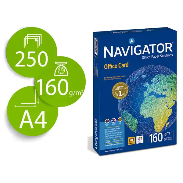 PAPEL NAVIGATOR A4 160GR 250HJ NAV-160 34291 PAPEL NAVIGATOR A4 160GR 250HJ NAV-160 34291