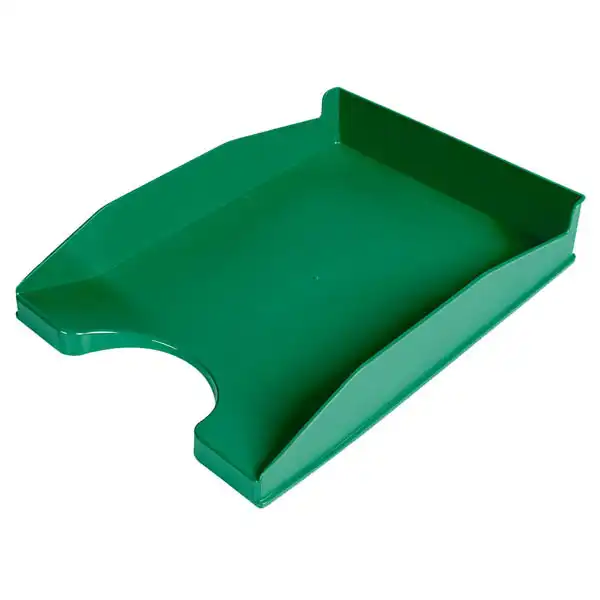 BANDEJA PLASTICO APILABLE 240X70X340 VERDE OPACO 6UDS Q-CONNECT KF04192 36180 BANDEJA PLASTICO APILABLE 240X70X340 VERDE OPACO 6UDS Q-CONNECT KF04192 36180