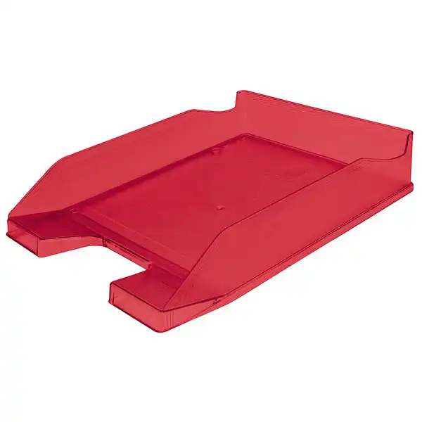 BANDEJA PLASTICO APILABLE 240X70X340 ROJO OPACO 6UDS Q-CONNECT KF04196 36183 BANDEJA PLASTICO APILABLE 240X70X340 ROJO OPACO 6UDS Q-CONNECT KF04196 36183