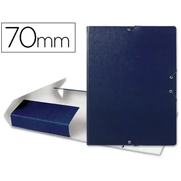CARPETA PROYECTOS LIDERPAPEL Fº LOMO 70MM CARTON GOFRADO AZUL PJ72 37349 CARPETA PROYECTOS LIDERPAPEL Fº LOMO 70MM CARTON GOFRADO AZUL PJ72 37349