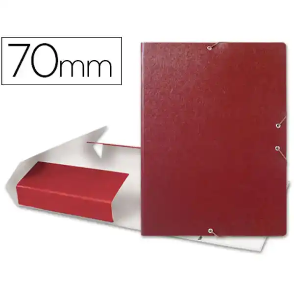 CARPETA PROYECTOS LIDERPAPEL Fº LOMO 70MM CARTON GOFRADO ROJO PJ75 37351 CARPETA PROYECTOS LIDERPAPEL Fº LOMO 70MM CARTON GOFRADO ROJO PJ75 37351