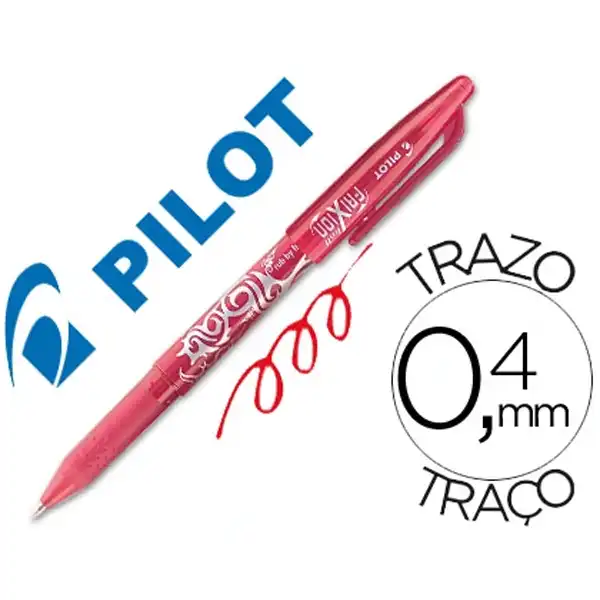 BOLIGRAFO PILOT FRIXION TINTA BORRABLE ROJO (NFR) 37566 BOLIGRAFO PILOT FRIXION TINTA BORRABLE ROJO (NFR) 37566