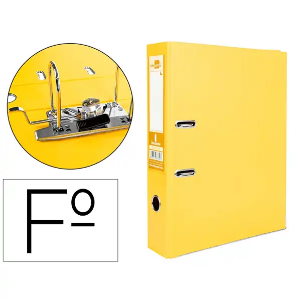 ARCHIVADOR PALANCA Fº AMARILLO LIDERPAPEL (37715) ARCHIVADOR PALANCA Fº AMARILLO LIDERPAPEL (37715)