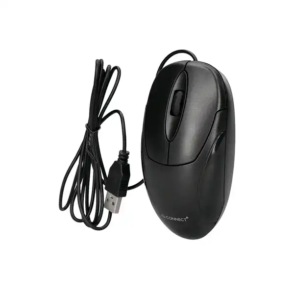 RATON Q-CONNECT OPTICO 800 DPI USB 1,5 GHZ NEGRO KF04368 37957 RATON Q-CONNECT OPTICO 800 DPI USB 1,5 GHZ NEGRO KF04368 37957