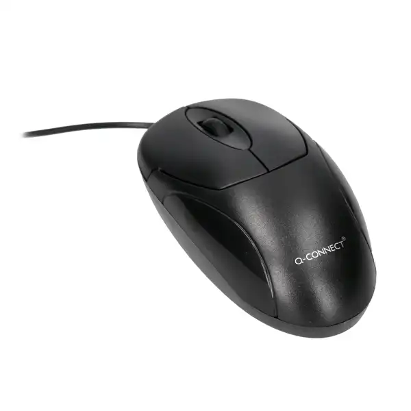 RATON Q-CONNECT OPTICO 800 DPI USB 1,5 GHZ NEGRO KF04368 37957 RATON Q-CONNECT OPTICO 800 DPI USB 1,5 GHZ NEGRO KF04368 37957
