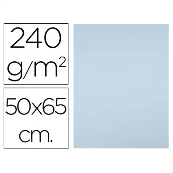 CARTULINA LIDERPAPEL 50X65 CM 240G/M2 CELESTE CX06 43479 CARTULINA LIDERPAPEL 50X65 CM 240G/M2 CELESTE CX06 43479