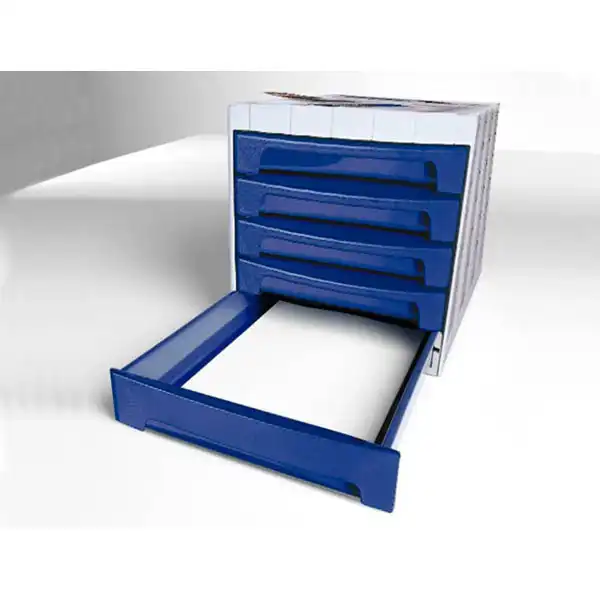MODULO Q-CONNECT 6 CAJONES AZUL KF18431 43581 MODULO Q-CONNECT 6 CAJONES AZUL KF18431 43581