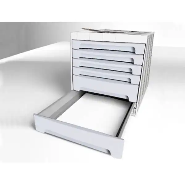MODULO Q-CONNECT 6 CAJONES GRIS KF18434 43582 MODULO Q-CONNECT 6 CAJONES GRIS KF18434 43582