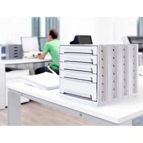 MODULO Q-CONNECT 6 CAJONES GRIS KF18434 43582 MODULO Q-CONNECT 6 CAJONES GRIS KF18434 43582