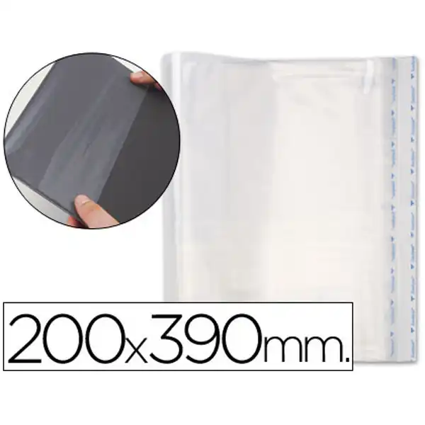 FORRALIBRO PP AJUSTABLE ADHESIVO 200X390MM 02002 52092 FORRALIBRO PP AJUSTABLE ADHESIVO 200X390MM 02002 52092