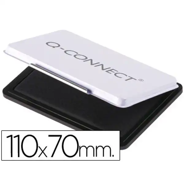 TAMPON Q-CONNECT Nº2 110X70 MM NEGRO KF25211 52388 TAMPON Q-CONNECT Nº2 110X70 MM NEGRO KF25211 52388