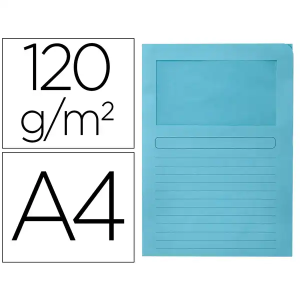 SUBCARPETA CARTULINA Q-CONNECT DIN A4 120 GRS. AZUL KF15246 (53226) SUBCARPETA CARTULINA Q-CONNECT DIN A4 120 GRS. AZUL KF15246 (53226)