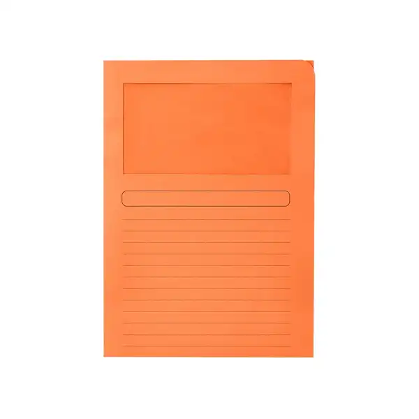 SUBCARPETA CARTULINA Q-CONNECT DIN A4 NARANJA CON VENTANA TRANSPARENTE 120 G/M2 KF15248 53228 SUBCARPETA CARTULINA Q-CONNECT DIN A4 NARANJA CON VENTANA TRANSPARENTE 120 G/M2 KF15248 53228