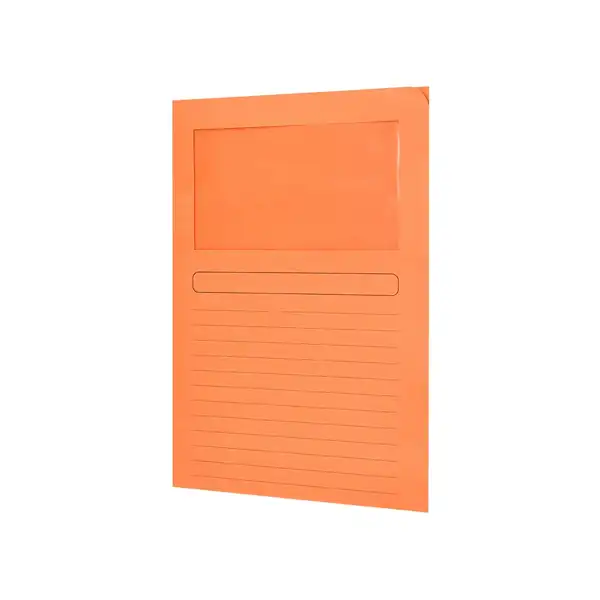 SUBCARPETA CARTULINA Q-CONNECT DIN A4 NARANJA CON VENTANA TRANSPARENTE 120 G/M2 KF15248 53228 SUBCARPETA CARTULINA Q-CONNECT DIN A4 NARANJA CON VENTANA TRANSPARENTE 120 G/M2 KF15248 53228