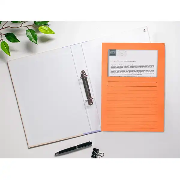 SUBCARPETA CARTULINA Q-CONNECT DIN A4 NARANJA CON VENTANA TRANSPARENTE 120 G/M2 KF15248 53228 SUBCARPETA CARTULINA Q-CONNECT DIN A4 NARANJA CON VENTANA TRANSPARENTE 120 G/M2 KF15248 53228