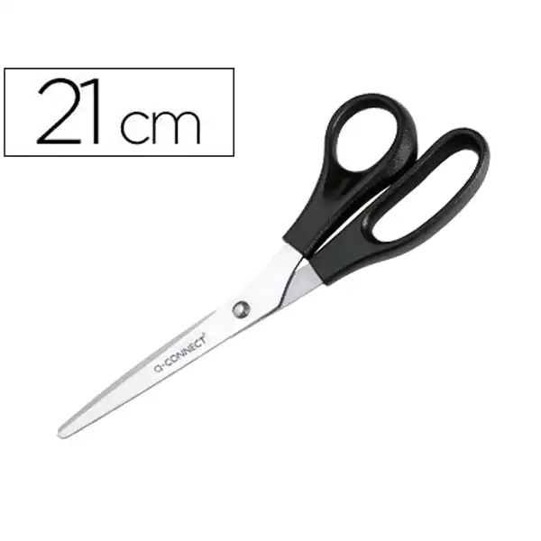 TIJERA OFICINA Q-CONNECT PARA ZURDOS 8 PULGADAS 21 CM KF15757 58137 TIJERA OFICINA Q-CONNECT PARA ZURDOS 8 PULGADAS 21 CM KF15757 58137