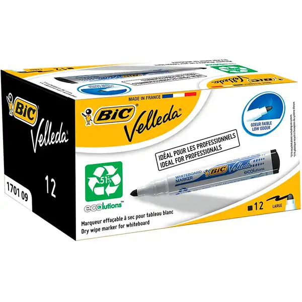 ROTULADOR VELLEDA 1701 PIZARRA BLANCA CONICA GRUESA NEGRO 58497 (904937) ROTULADOR VELLEDA 1701 PIZARRA BLANCA CONICA GRUESA NEGRO 58497 (904937)