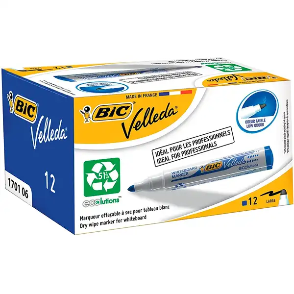 ROTULADOR VELLEDA 1701 PIZARRA BLANCA CONICA GRUESA AZUL 58498 (904938) ROTULADOR VELLEDA 1701 PIZARRA BLANCA CONICA GRUESA AZUL 58498 (904938)