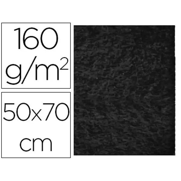 FIELTRO LIDERPAPEL 50X70CM NEGRO 160G/M2 FE10 58675 FIELTRO LIDERPAPEL 50X70CM NEGRO 160G/M2 FE10 58675