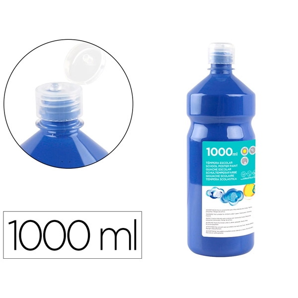 TEMPERA LIQUIDA LIDERPAPEL 1000CC AZUL MARINO 59224 TEMPERA LIQUIDA LIDERPAPEL 1000CC AZUL MARINO 59224