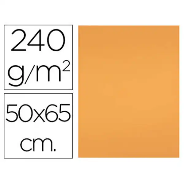CARTULINA LIDERPAPEL 50X65 CM 240 G/M2 NECTARINA CT55 61193 CARTULINA LIDERPAPEL 50X65 CM 240 G/M2 NECTARINA CT55 61193