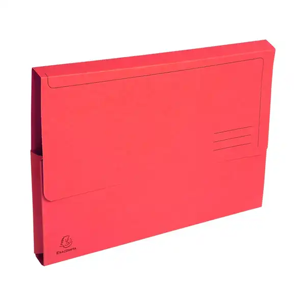 SUBCARPETA CARTULINA CON BOLSA EXACOMPTA A4 ROJO 290 GR 47675E 63275
