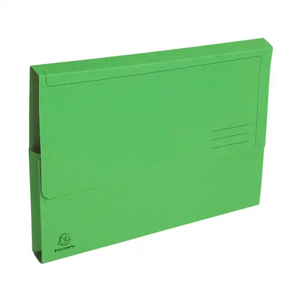 SUBCARPETA CARTULINA CON BOLSA EXACOMPTA A4 VERDE 290 GR 47673E 63277 SUBCARPETA CARTULINA CON BOLSA EXACOMPTA A4 VERDE 290 GR 47673E 63277