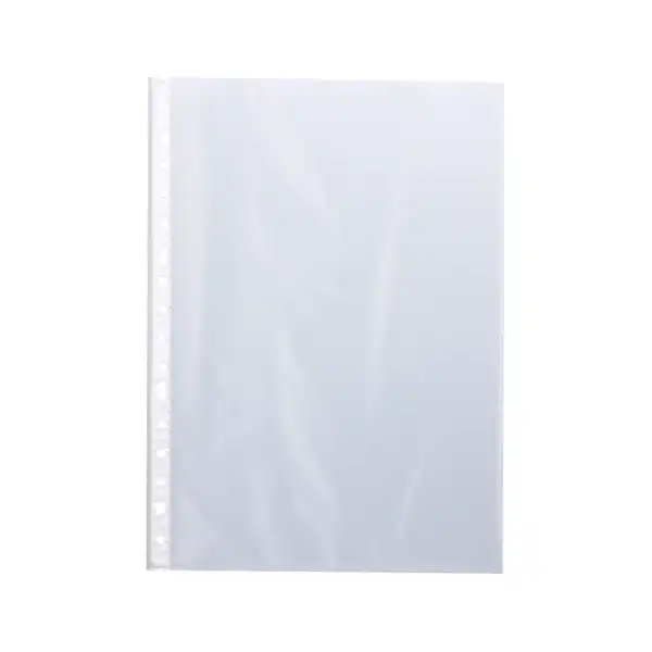 FUNDA MULTITALADRO Q-CONNECT Fº 80 MC CRISTAL CAJA 100 UDS KF15038 63404
