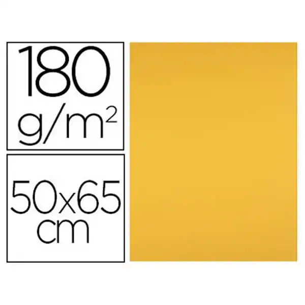 CARTULINA LIDERPAPEL 50X65 CM 180 GR ORO VIEJO UNIDAD CT35 67840 CARTULINA LIDERPAPEL 50X65 CM 180 GR ORO VIEJO UNIDAD CT35 67840