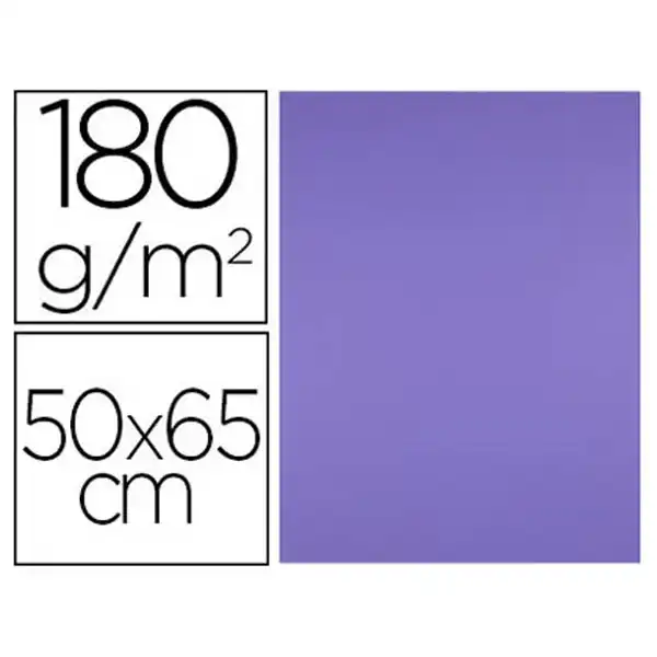 CARTULINA LIDERPAPEL 50X65 CM 180 GR PURPURA UNIDAD CT37 67842 CARTULINA LIDERPAPEL 50X65 CM 180 GR PURPURA UNIDAD CT37 67842