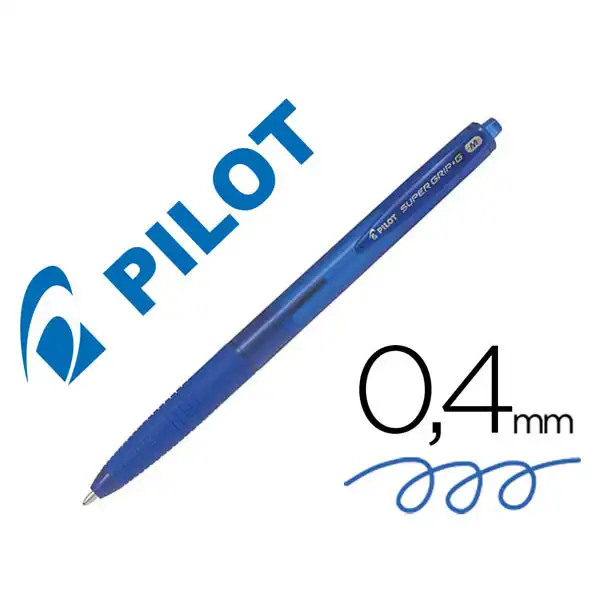 BOLIGRAFO SUPER G PILOT RETRACTIL AZUL (NSGGA) 68798 BOLIGRAFO SUPER G PILOT RETRACTIL AZUL (NSGGA) 68798