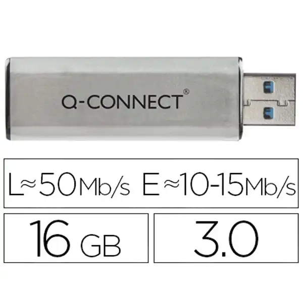 MEMORIA USB Q-CONNECT FLASH 16 GB 3.0 KF16369 75565 MEMORIA USB Q-CONNECT FLASH 16 GB 3.0 KF16369 75565