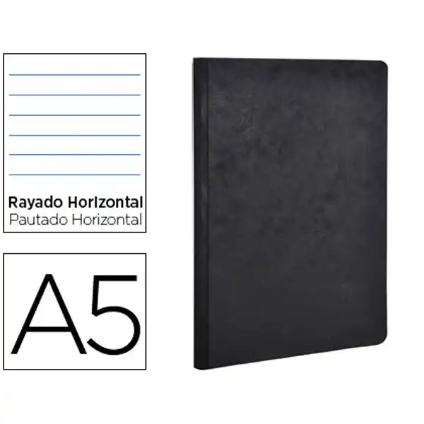 LIBRETA AGE-BAG TAPA CARTULINA LOMO COSIDO RAYADO HORIZONTAL 96HJ NEGRO 148X210MM 795461C 78618 LIBRETA AGE-BAG TAPA CARTULINA LOMO COSIDO RAYADO HORIZONTAL 96HJ NEGRO 148X210MM 795461C 78618