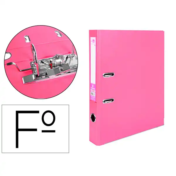 ARCHIVADOR PALANCA Fº ROSA LOMO 52 DOCUMENTA LIDERPAPEL (79715) ARCHIVADOR PALANCA Fº ROSA LOMO 52 DOCUMENTA LIDERPAPEL (79715)