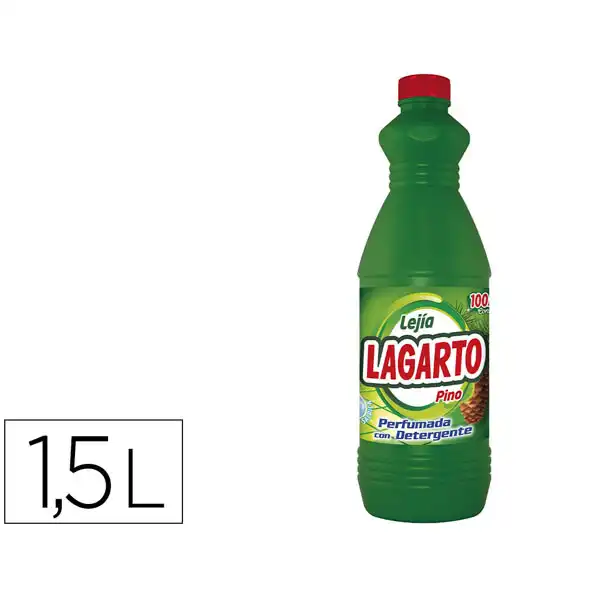 LEJIA CON DETERGENTE LAGARTO PINO BOTELLA DE 1,5 L 0106501 79965 79965 LEJIA CON DETERGENTE LAGARTO PINO BOTELLA DE 1,5 L 0106501 79965 79965