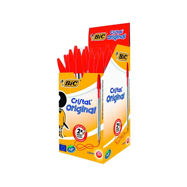 BOLIGRAFO BIC CRISTAL ROJO 92383 (8373619) BOLIGRAFO BIC CRISTAL ROJO 92383 (8373619)