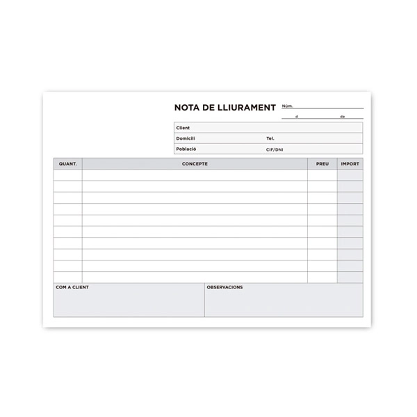 TALONARI LLIURAMENT LIDERPAPEL QUART ORIGINAL I COPIA (96331) (229-CAT) TALONARI LLIURAMENT LIDERPAPEL QUART ORIGINAL I COPIA (96331) (229-CAT)