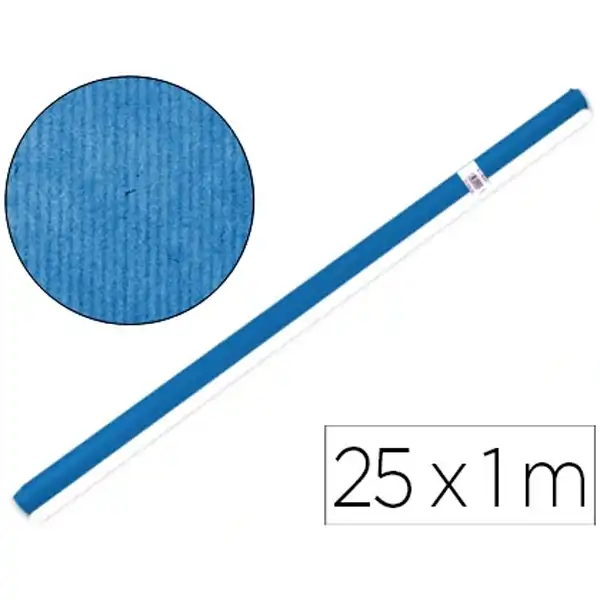 PAPEL KRAFT LIDERPAPEL AZUL ROLLO 25X1 MT PK02 97159 PAPEL KRAFT LIDERPAPEL AZUL ROLLO 25X1 MT PK02 97159