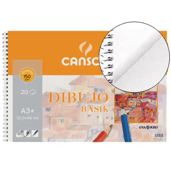 BLOC DIBUJO BASIK DIN A3 32.5X46 CM 20 HJ DE 150 GRAMOS 663 BLOC DIBUJO BASIK DIN A3 32.5X46 CM 20 HJ DE 150 GRAMOS 663