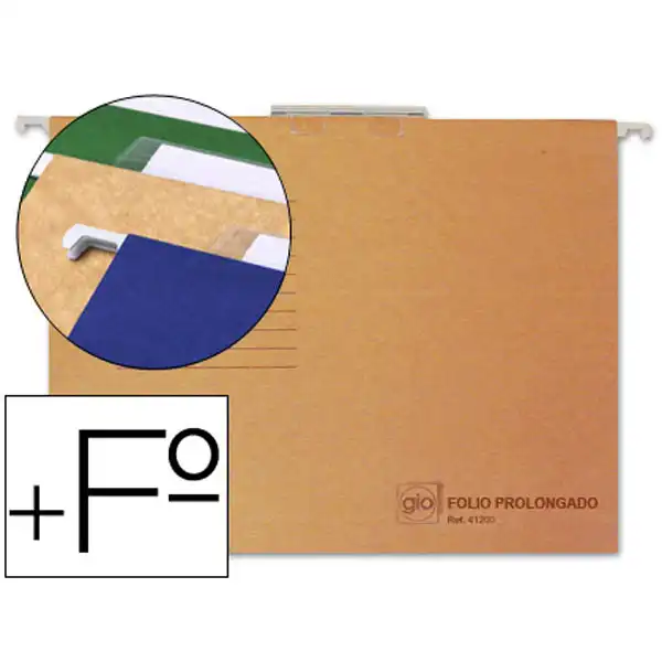 CARPETA COLGANTE GIO Fº PROLONGADO 43200 TAMAÑO 240X375 MM 1364 CARPETA COLGANTE GIO Fº PROLONGADO 43200 TAMAÑO 240X375 MM 1364