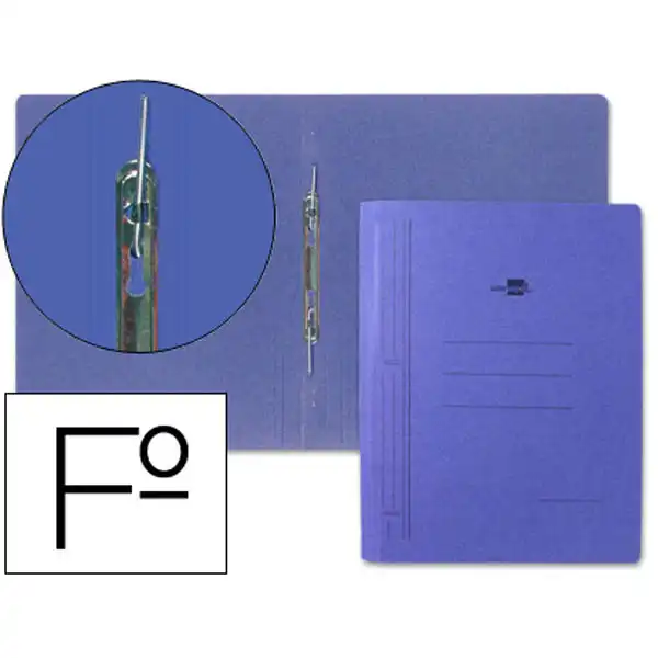 CARPETA GUSANILLO LIDERPAPEL Fº CARTON AZUL 1413 CARPETA GUSANILLO LIDERPAPEL Fº CARTON AZUL 1413