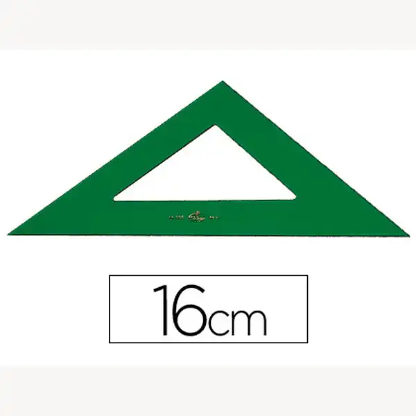 ESCUADRA FABER-CASTELL 16 CM PLASTICO VERDE 2879 ESCUADRA FABER-CASTELL 16 CM PLASTICO VERDE 2879